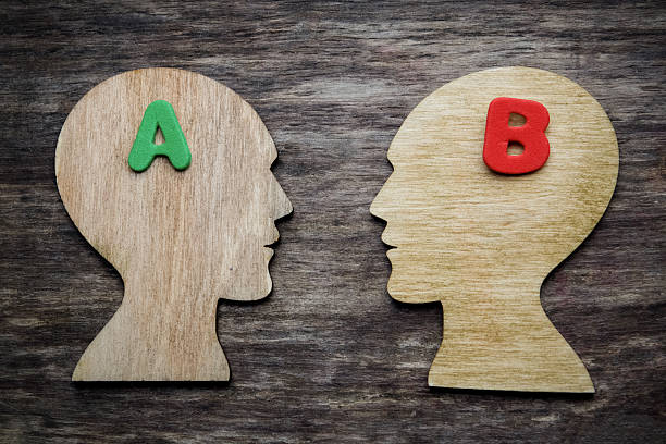istock Heads silhouette with letters 500696412