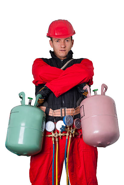 istock refueling of air conditioners 500696700