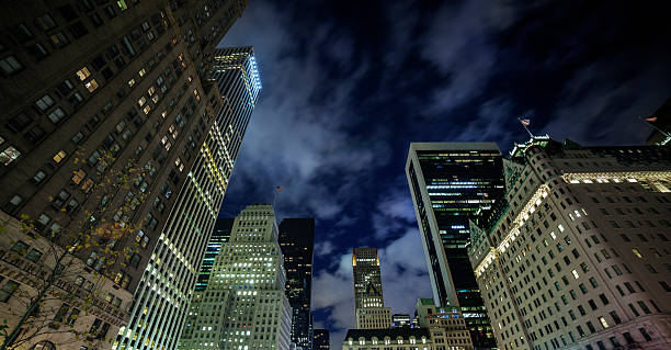 istock Beautiful night urban skyline 500698428