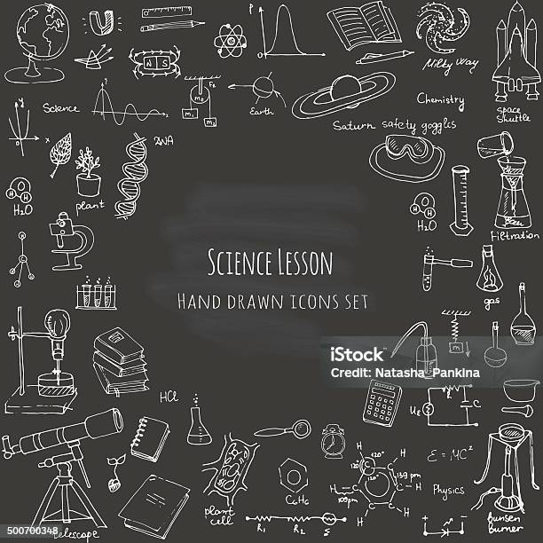 Science Vector Set Science Set Stock Illustration - Download Image Now - 2015, Astronomy ...