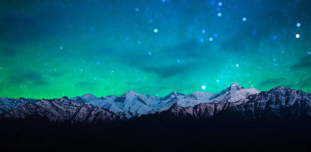 istock Starry night in Norther part of India 500700958