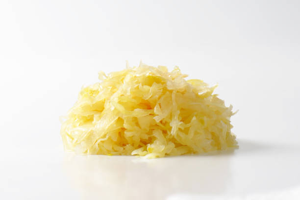 stos z kapusty - sauerkraut cabbage vegetable white cabbage zdjęcia i obrazy z banku zdjęć