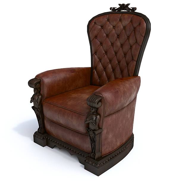 istock Brown armchair 500703007