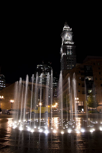 istock Customs House Tower and Greenway Fountain 500703099