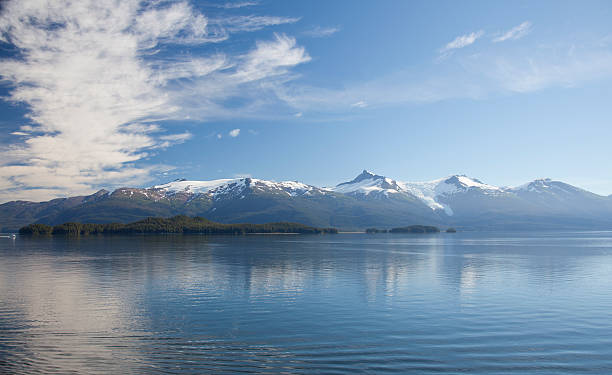 istock boat in Tracy Arm Fjord 500703455