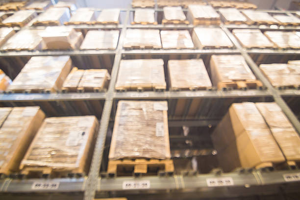 istock Blurred warehouse or storehouse shopping Home decor 500703628