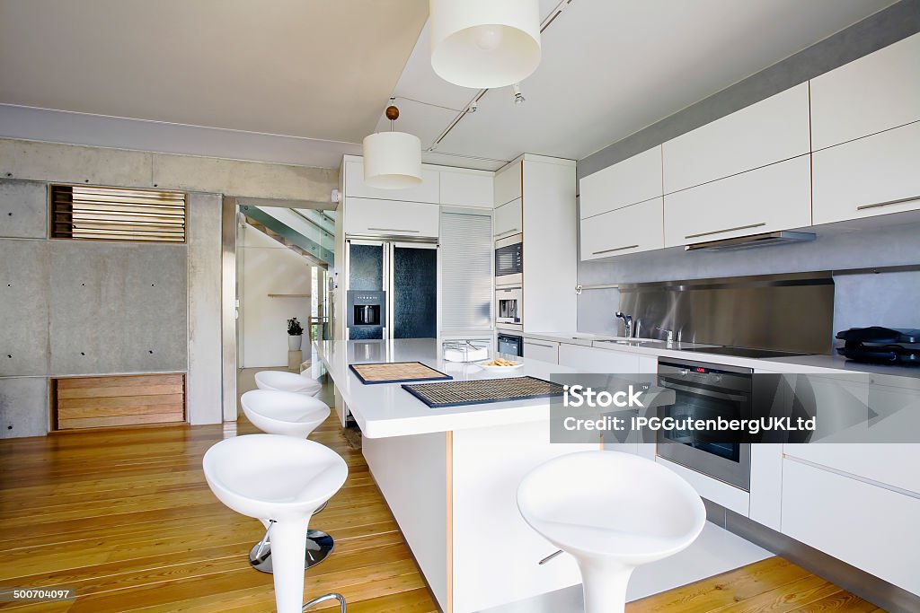 Cozinha moderna - Foto de stock de Arquitetura royalty-free