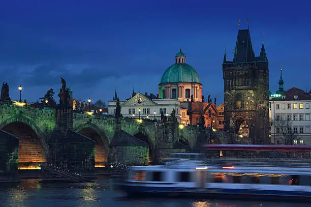 Photo of Charles Bridge in Prague, Czech Republic