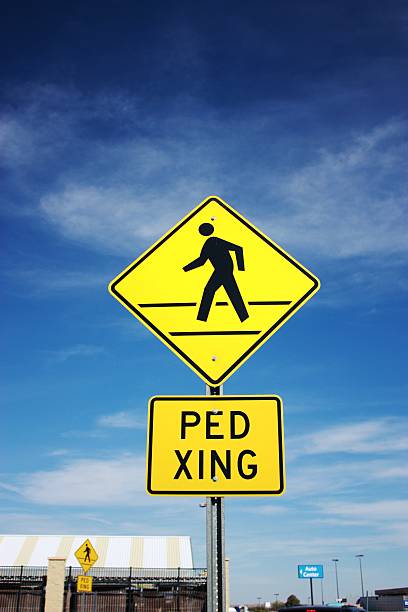 ped xing пешеходный переход - ped стоковые фото и изображения