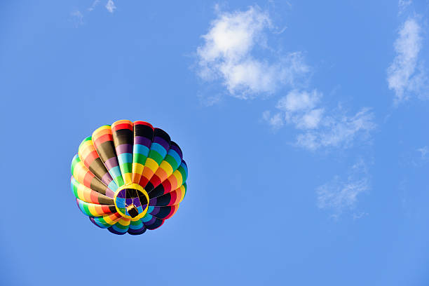 istock Flying Colorful Hot Air Balloon 500709309
