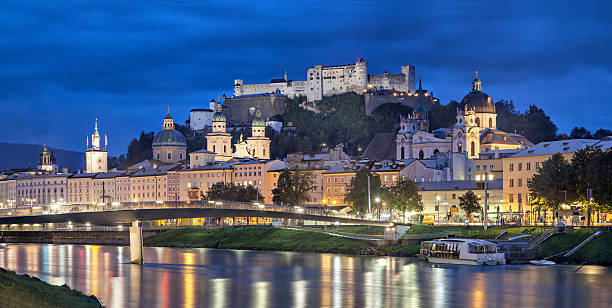 istock Evening panorama of Salzburg 500724196