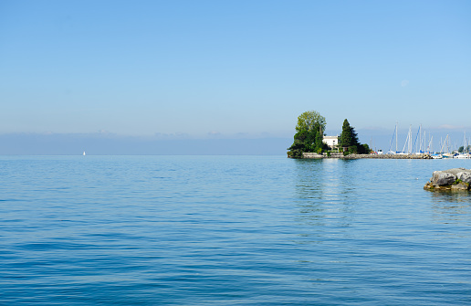 Geneve lake in Montreux