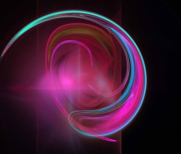 istock Digital Fractal on Black 500725175