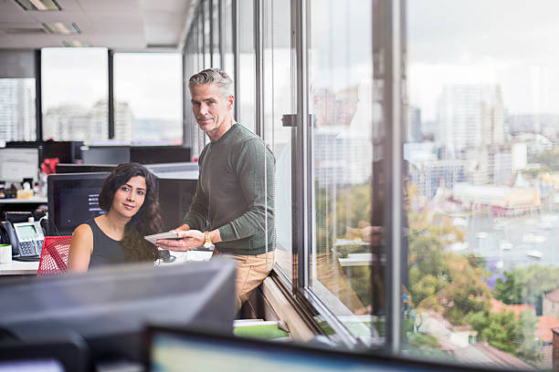istock Casual business people in the office 500725964
