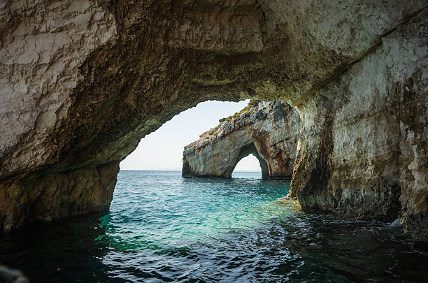 istock Blue caves, Zakinthos, Greece 500729846