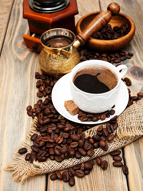 istock coffee cup and metal turk 500733120