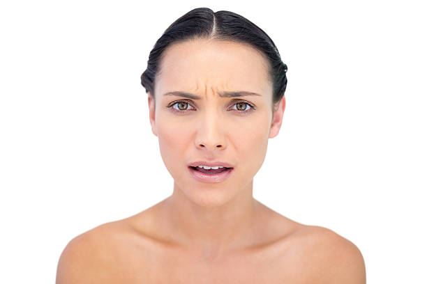 istock Young natural model frowning at camera 500733881