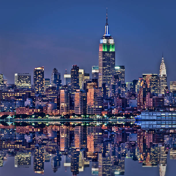 istock Empire State building and New York City skyline 500734031