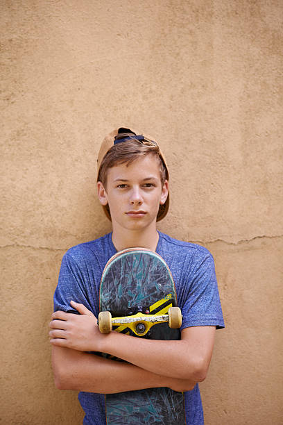 istock Skateboarding: close to his heart 500736427