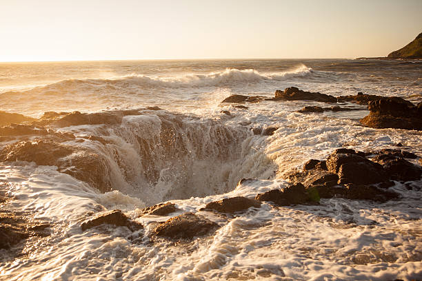 istock Thor's Well on the Oregon Coast. 500736753