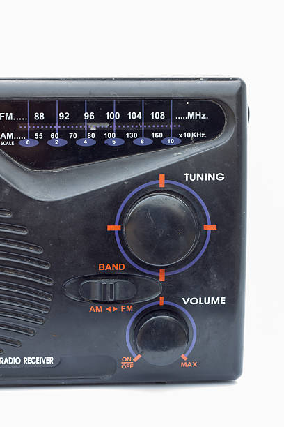 istock old retro radio, isolated on white background 500740567