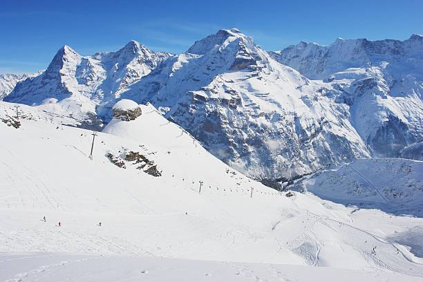 schilthorn, svizzera - muerren foto e immagini stock