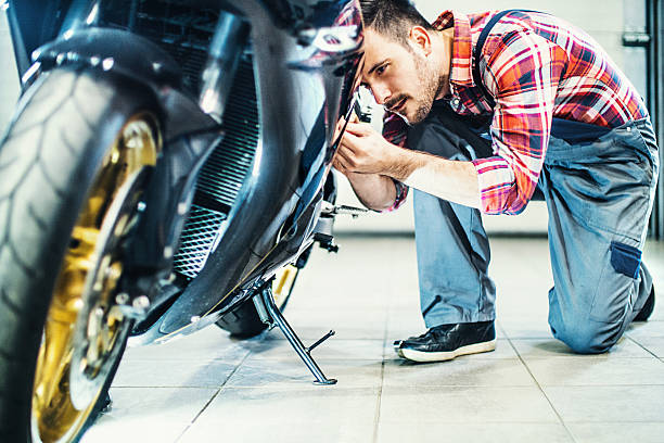 istock Bike repair. 500745002