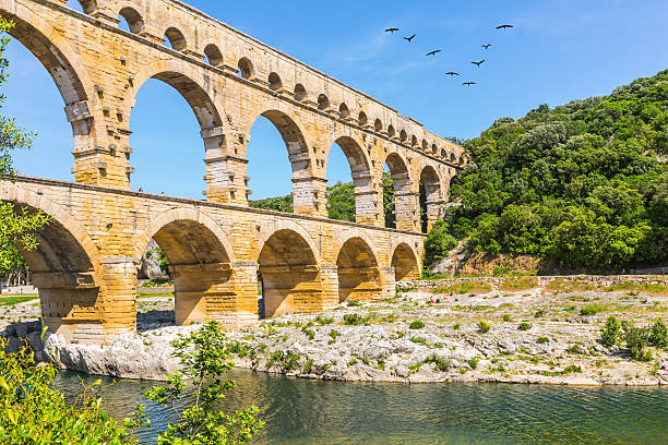 istock Pont du Gard is the highest Roman aqueduct 500745574