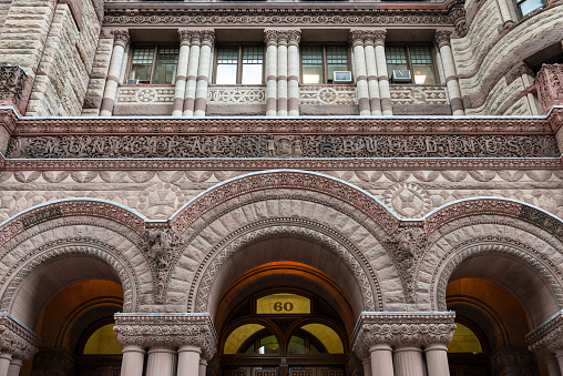 Facade of the Old City Hall in Toronto