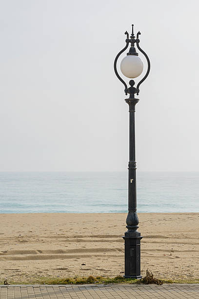 istock street lamp at beach 500746538