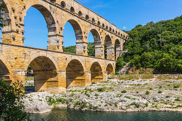 istock Pont du Gard is the highest Roman aqueduct 500746570