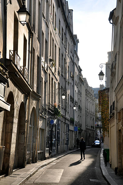 istock Quiet street in Paris 500747682