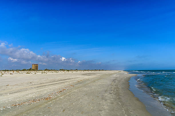 istock Sea coast background, horizontal composition. Landscape of beaut 500747704
