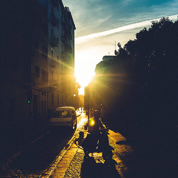 istock Street Scene in Sevilla at Sunset 500750747