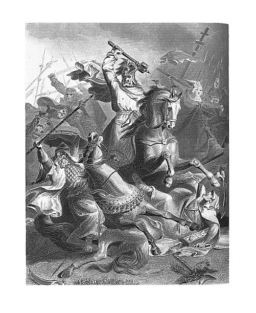 10+ Charles Martel At The Battle Of Tours Engraving Stock Illustrations ...