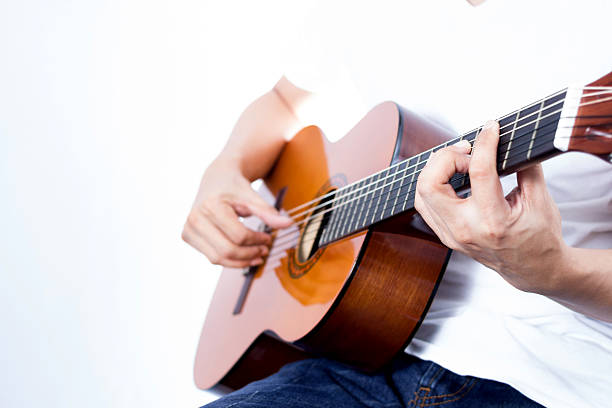 Musician plays Acoustic Guitar