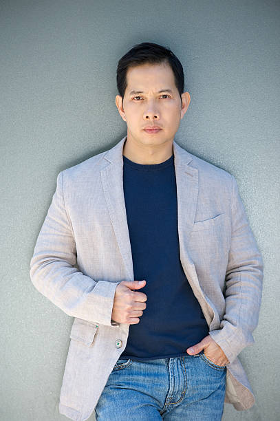 istock Trendy older asian man 500752851