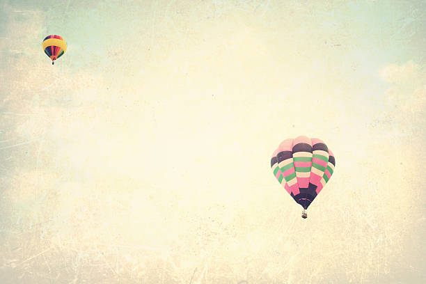 istock Colorful hot air balloons in flight 500753476