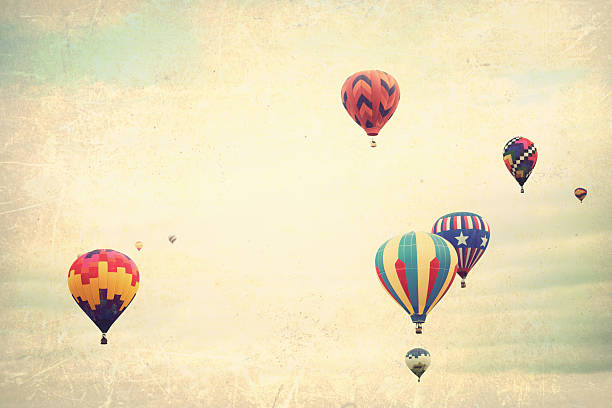 istock Colorful hot air balloons in flight 500753688