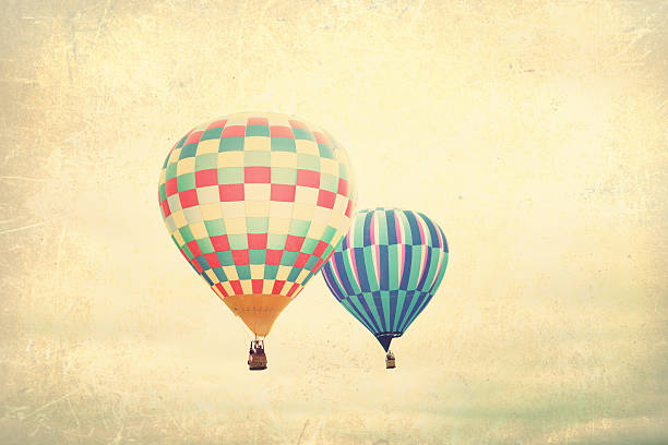 istock Colorful hot air balloons in flight 500754144