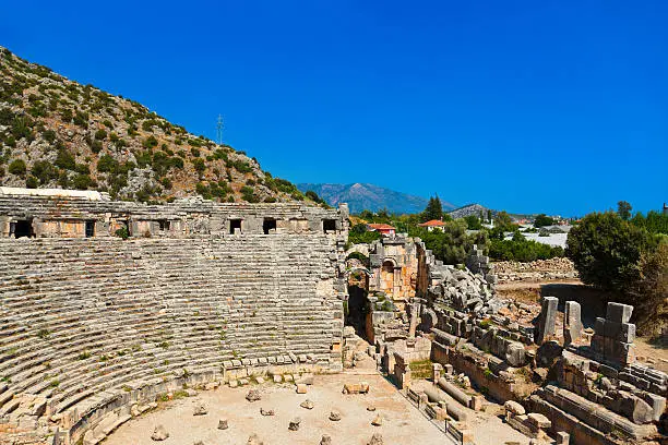 Photo of Ancient amphitheater in Myra, Turkey