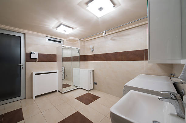 istock Interior of a spacious laundry room 500755840