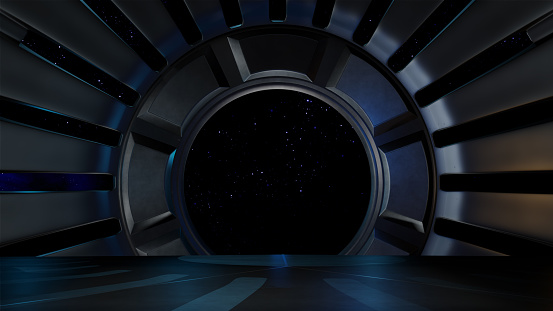 space environment, ready for comp of your characters.3d render