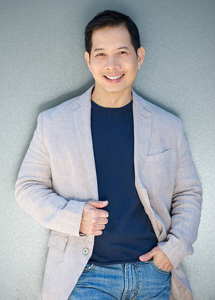 istock Cool asian man posing with a smile 500756153
