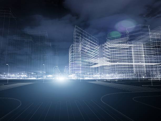 istock Urban highway traffic at night 500756276