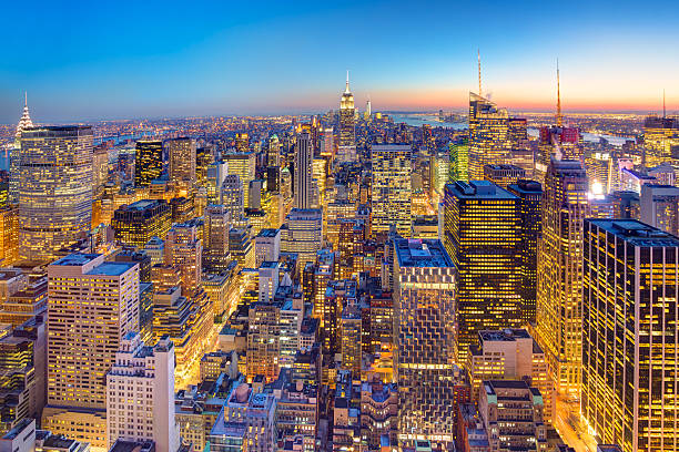 istock New York City Manhattan downtown skyline. 500756632