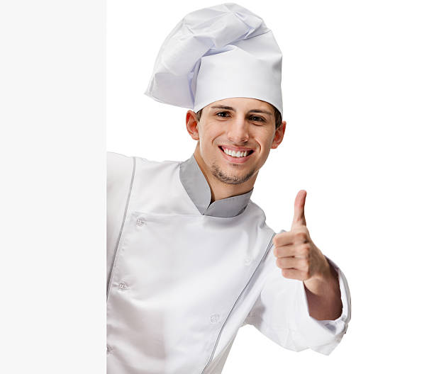 istock Looking out chef cook thumbs up 500756993