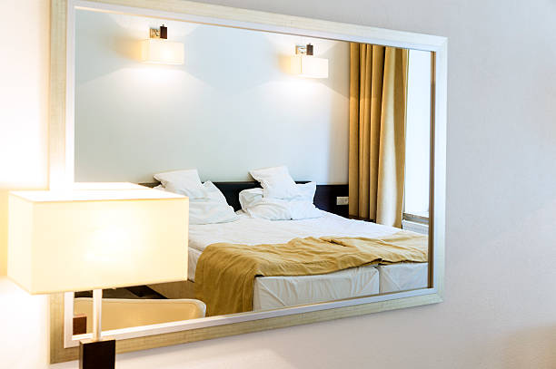 mirror on the foyer