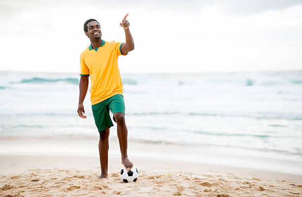 istock Football player pointing away 500757601