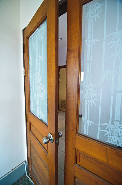 istock Door wood 500758338